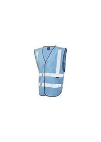Leo Workwear Leo Workwear Blue Hi-Vis Hi Vis Vest, L - W05-SK-L