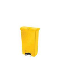 Rubbermaid Commercial Products Rubbermaid Commercial Products Slim Jim 50L Yellow Pedal Waste Bin - 1883575