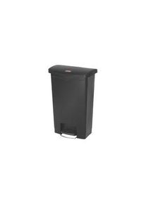 Rubbermaid Commercial Products Rubbermaid Commercial Products Slim Jim 50L Black Pedal PE Waste Bin - 1883611