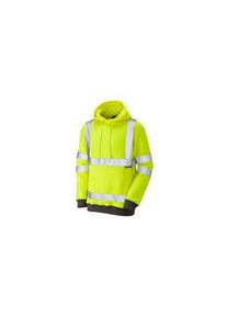 Leo Workwear Leo Workwear Yellow Unisex Hi Vis Hoodie, L - SS04-Y-L