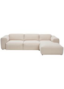 Ecksofa , Beige , Textil , Ottomane rechts, L-Form , 290x171 cm , Reach, Oeko-Tex&reg; Standard 100, FSC MIX , Lederauswahl, Stoffauswahl, seitenverkehrt erh&auml;ltlich, R&uuml;cken echt , Wohnzimmer, Sofas & Couches, Wohnlandschaften, Ecksofas