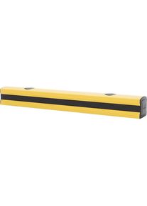 Bodenbarriere, gelb / schwarz, HxBxL 120 x 120 x 1000 mm Boplan