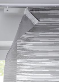 bonprix Perdea cu dungi (1buc/pac), gri, Î/Lă: 175/57 cm