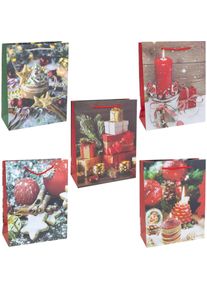 Idena, Geschenkverpackung, Geschenktasche WH matt 35x25x9cm FSC-Mix (Geschenktüte, 5 x)