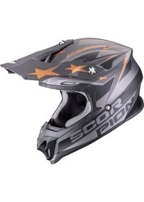 Scorpion VX-16 Evo Air Patriot, motocross helmet , color: Matt Dark Grey/Black/ , size: XXL