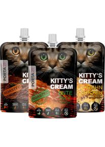 Porta21 Kittys Cream Farm Mixpack Katzensnacks, 3x90g