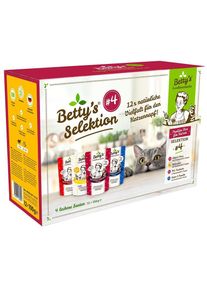 Bettys Landhausküche Cat Nassfutter Mixpaket Selektion Nr.4, 12x100g