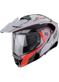 Scorpion ADX-2 Kamps, flip up helmet , color: Grey/Black/Red , size: XS