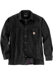 Carhartt Canvas-Fleece, shirt/jacket , color: Black (N04) , size: XXL
