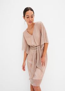 bonprix Femei Rochie cu fir lucios, roz, 36/38