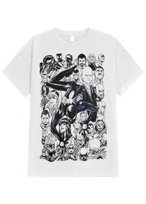 Spiderman Spider-Man - Black Suit Spider White - T-shirt - biały - XL - 100% bawełna,Golf