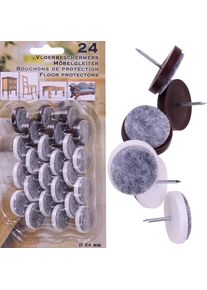 Deuba 24 viltglijders met nagel - diameter 24 mm