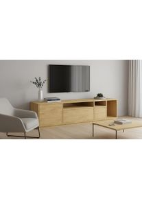 Pickawood Oak sideboard - Solid wood TV furniture Oak