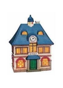 Dekohaus , Multicolor , Keramik , 12x18x10 cm , Dekoration, Dekofiguren & Skulpturen, Dekoobjekte