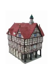 Dekohaus , Multicolor , Keramik , 14x22x20 cm , Dekoration, Dekofiguren & Skulpturen, Dekoobjekte