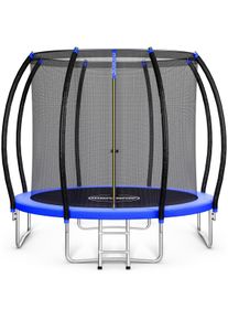 Monzana Cama el&aacute;stica azul 305cm di&aacute;metro red seguridad T&Uuml;V GS A+