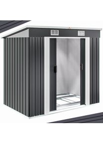 Gardebruk Barrac&atilde;o para ferramentas em metal antracite 196x122x182cm