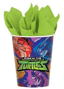 Amscan 8 tasses Aventure Tortues Ninja 266 ml