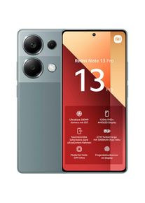 Xiaomi , Smartphone »Redmi Note 13 Pro 8+256GB« Forest Green , Forest Green , Ultraklare Triple-Kamera mit 200 + 8 + 2 Megapixel