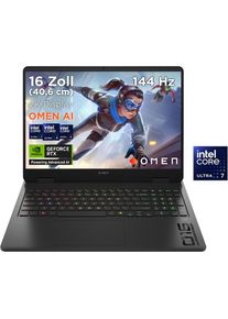 HP, Gaming-Notebook &raquo;OMEN 16-am Intel&laquo; 40, 6 cm / 16 &prime;&prime; Intel Ultra 7 GeForceRTX5060 2.000 GB SSD, Shadow Black, NVIDIA GeForce RTX 5060 8GB VRAM
