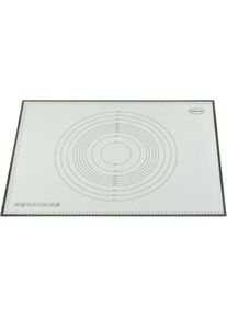 R&ouml;sle R&Ouml;SLE , Backmatte Silikon 1 Stk. tlg. Arbeitsmatte mit Ma&szlig;en, Silikon, hitzebest&auml;ndig, sp&uuml;lmaschinengeeignet , wei&szlig;