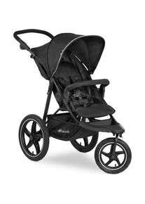 hauck, Dreirad-Kinderwagen &raquo;Runner 2, black&laquo; 22 kg Kinderwagen, Jogger mit schwenk- und feststellbarem Vorderrad, black, Dreirad-Kinderwagen