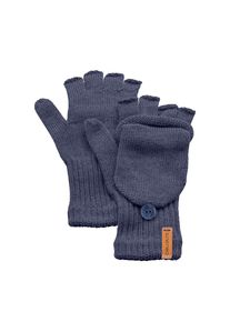 Chillouts , Strickhandschuhe »Thilo Glove« wird durch die Klappe zu Fäustlingen, Daumen geschlossen , blue