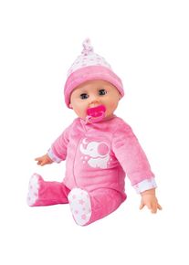 Simba , Babypuppe »Laura Schlummerzeit« mit Soundeffekt und realistische Atembewegungen , bunt