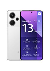 Xiaomi , Smartphone »Redmi Note 13 Pro+ 5G 12+512GB« Moonlight White , Moonlight White , 12 GB RAM und 512 GB interner Speicher