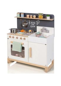 Musterkind , Spielk&uuml;che &raquo;Linum, wei&szlig;&laquo;, wei&szlig;, Holz, wei&szlig;