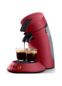 Philips Senseo , Kaffeepadmaschine »Original Plus CSA210/60, mit zwei Kaffee-Einstellungen« aus 28% rec. Plastik , Rot