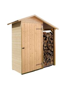 Weka , Garten-Geräteschrank »Gr. 1« BxTxH: 142x85x196 cm, mit Schleppdach , natur