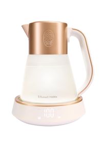 Russell Hobbs , Wasserkocher &raquo;Calm 27450-70&laquo; 1,7 l 2400 W mit Temperatureinstellung, Innenbeleuchtung und beruhigenden Kl&auml;ngen , Glas/ Kupfer