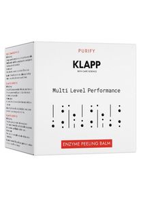 Klapp Cosmetics Prestaties op meerdere niveaus Enzyme Peeling Balm Gezichtsscrub en -peeling Unisex 200 ml