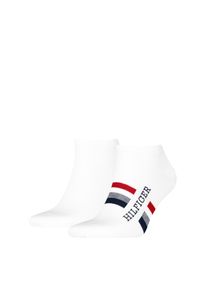 Tommy Hilfiger , Sneakersocken »TH MEN SNEAKER 2P HILFIGER TAB« 2 Paar, Atmungsaktiv, Markenlogo , white , 39-42 , 39-42 , Herren-Kurzsocken von...