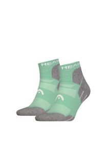 Head , Kurzsocken »HIKING ALL CLIMATES QUARTER 2P« 2 Paar, 2 Paar tlg. mit Logostickerei , green combo , 35-38 , 35-38 , Flex Zone für eine...