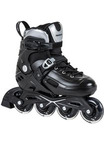 Powerslide , Inlineskates »Khaan Junior NXT Black adj.« , schwarz-silber