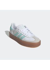adidas originals , Jungen , Sneaker »SAMBAE KIDS« , Cloud White / Clear Mint / Gold Metallic , 37 , 37 , Eine neue Interpretation des klassischen...