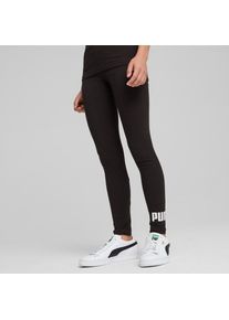 Puma , Jugendliche , Leggings »ESS NO. 1 LOGO LEGGINGS G« für Kinder, Baumwolle , Puma Black , N-Gr , 128 -N-Gr , 128 , Tight Fit