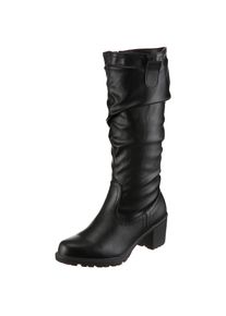 Aniston SHOES , Damen , Stiefel mit slouchy Schaft mit Raffungen - NEUE KOLLEKTION , schwarz , 40 , 40 , Eleganter Stiefel mit einer Schafthöhe von...
