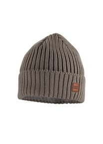 MaxiMo , Jungen , Strickmütze Wolle, gefüttert, breiter Umschlag , fossil , 51 , Strickmütze von MaxiMo