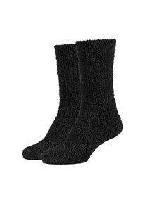 Camano, Damen, Kuschelsocken &raquo;warm & cozy&laquo; 4 Paar tlg. bequem, weich, soft, kein Einschneiden, winter warm cozy, mix black, 39-42, mix black, CREW 