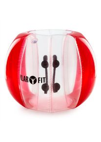 Klarfit Bubball AR Bubble Ball, bubor&eacute;kfoci felnőtteknek, 120x150cm, EN71P PVC, piros