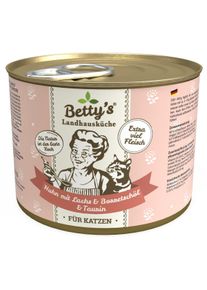 Bettys Landhausk&uuml;che Cat Nassfutter mit Huhn & Lachs, 6x200g