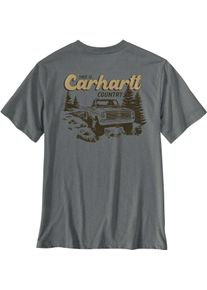 Carhartt Irvine Truck, t-shirt , kleur: grijs/bruin , maat: XL