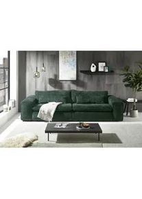 Livetastic Bigsofa , Dunkelgrün , Textil , Füllung: Schaumstoffflocken,Schaumstoffflocken , 300x80x118 cm , Made in Eu , Rücken echt, Armteil links, Armteil rechts , Wohnzimmer, Sofas & Couches, Sofas, Textilsofas