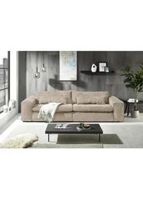 Livetastic Bigsofa , Greige , Textil , Füllung: Schaumstoffflocken,Schaumstoffflocken , 300x80x118 cm , Made in Eu , Rücken echt, Armteil links, Armteil rechts , Wohnzimmer, Sofas & Couches, Sofas, Textilsofas
