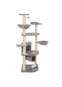 zooplus Basics kradsetræ XL 55x55x171cm, grå kat