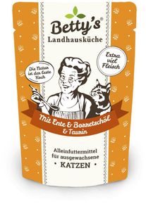 Bettys Landhausk&uuml;che Cat Nassfutter mit Ente & Borretsch&ouml;l, 12x100g
