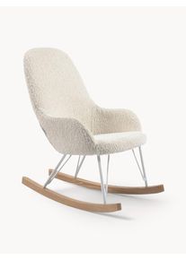 LaForma La Forma Kids Bouclé Rocking Chair Joey White Bouclé B 43 x D 60 cm